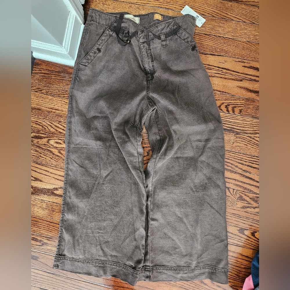 Anthropologie Chocolate Ankle Pants